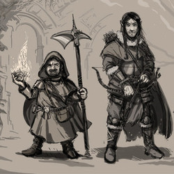 Наброски персонажей