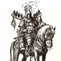 Набросок всадника 