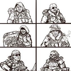 Наброски персонажей 10