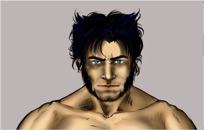 Иллюстрация Логан в стиле комикс, компьютерная графика, персонажи