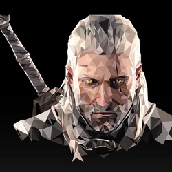 Geralt - Low Poly