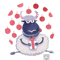 новогодняя овечка