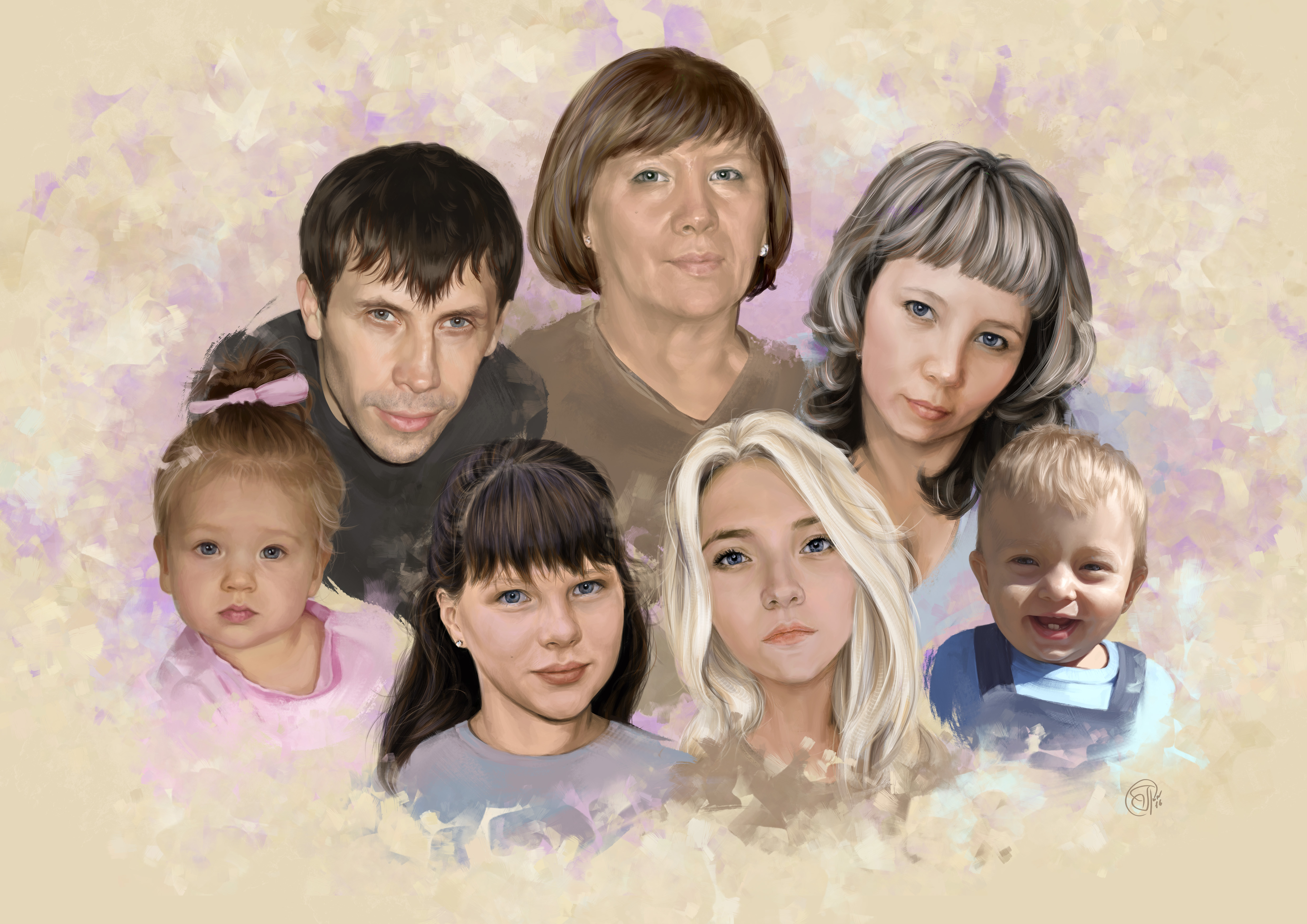 фото портреты семьи