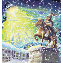 Иллюстрация к стихотворению А.И. Сусловой  "Снег идёт"