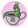 Стикер "Чайный дракон 茶"
