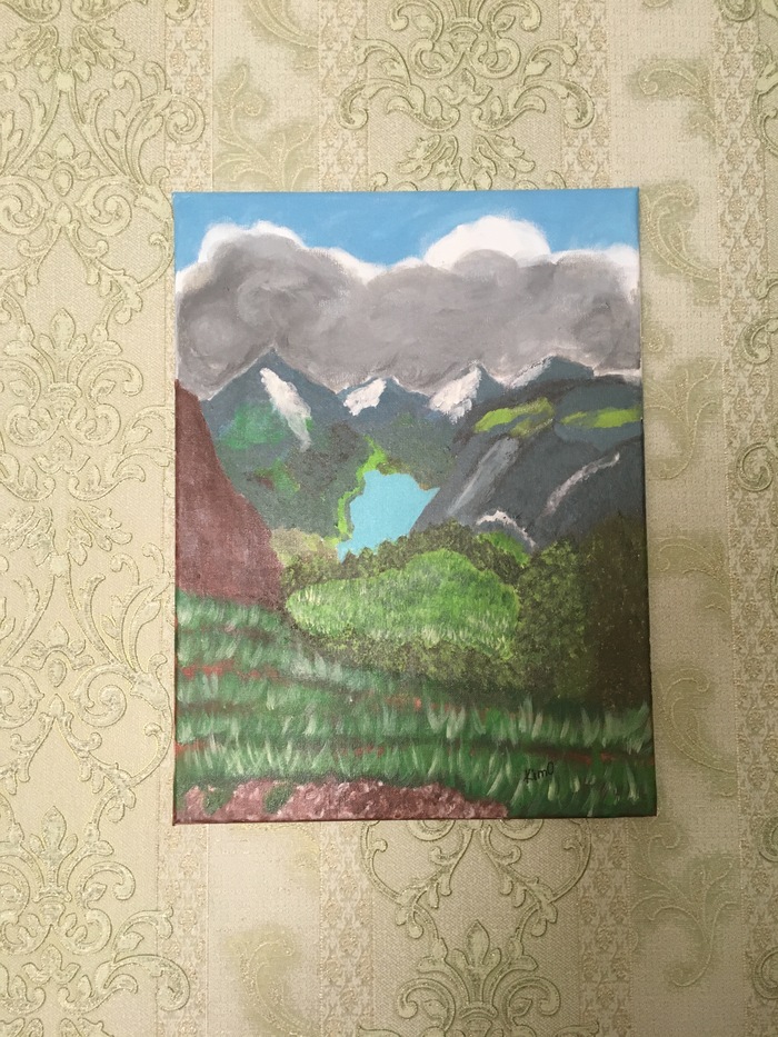 Настроение карантина/холст 30*40