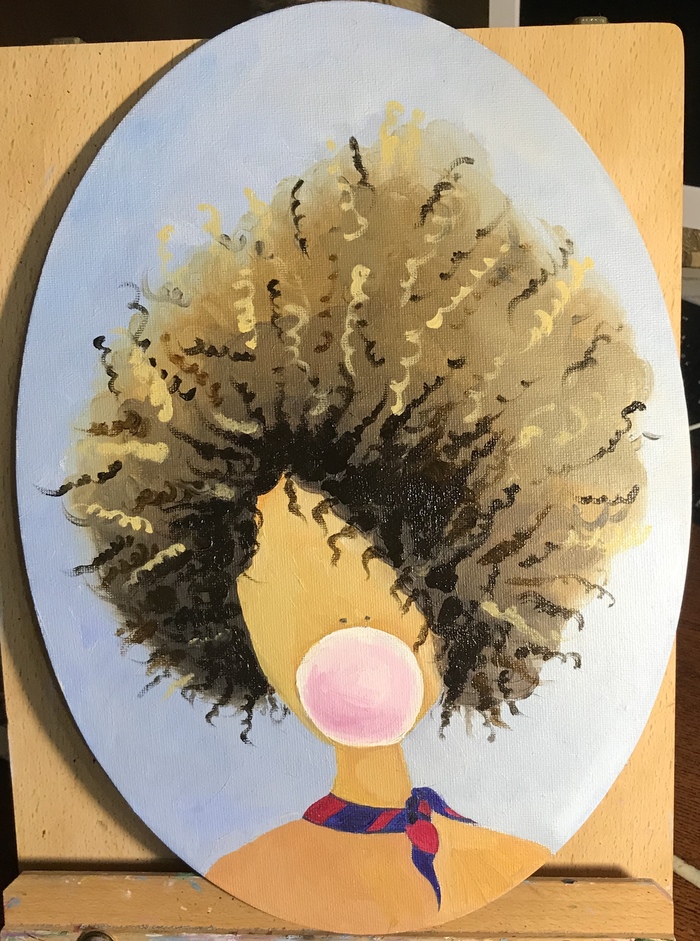 Девушка с жвачкой