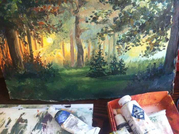 Лесное утро