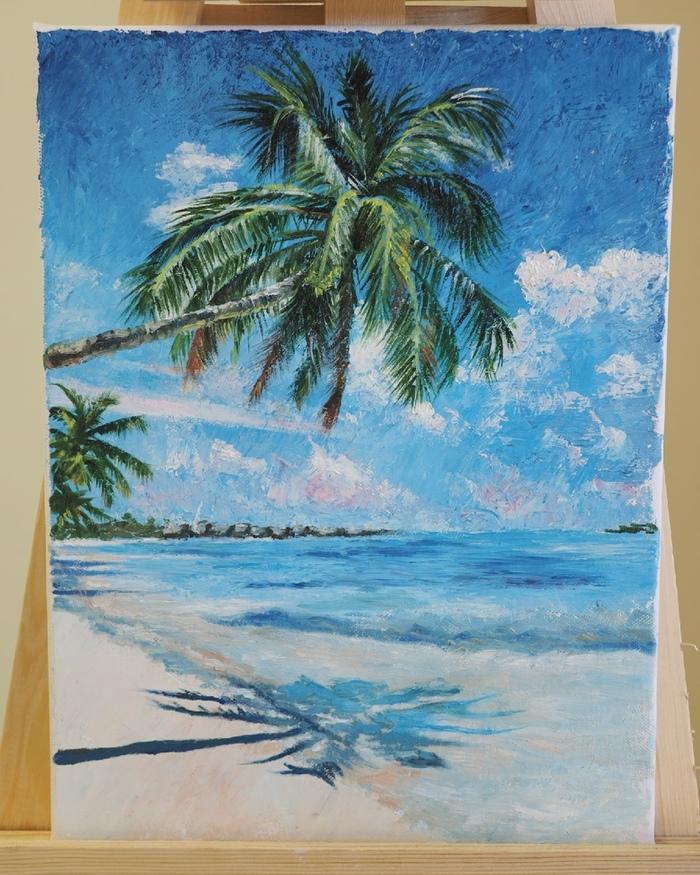 Пальма на берегу