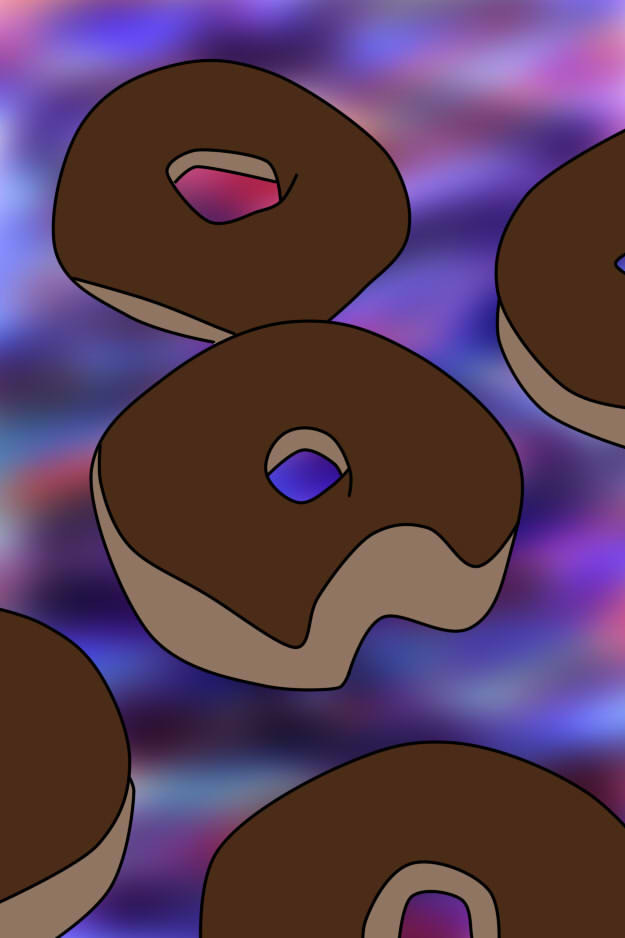 Шоколадные пончики