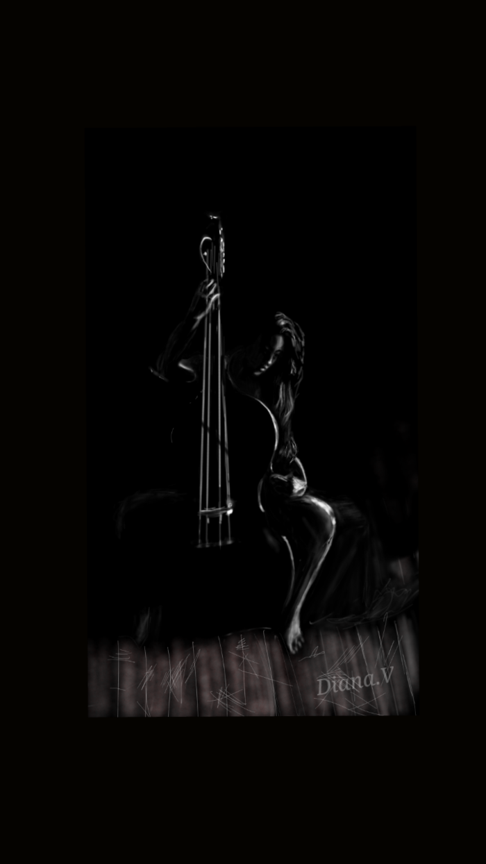 Девушка и виолончели».