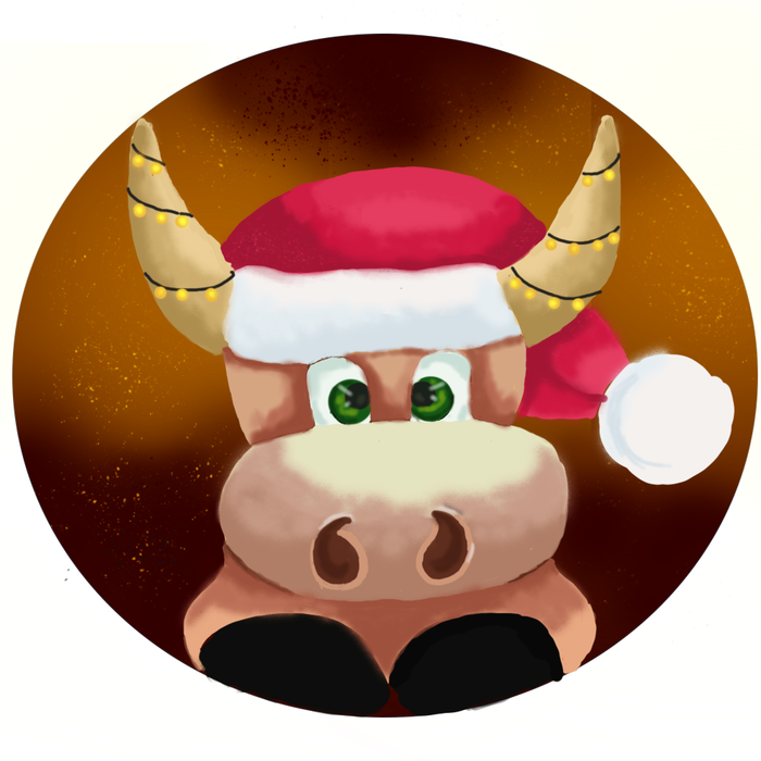 Новогодний бычок 2021!