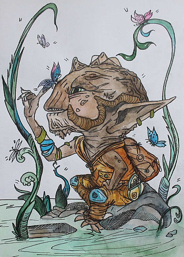 Житель сада