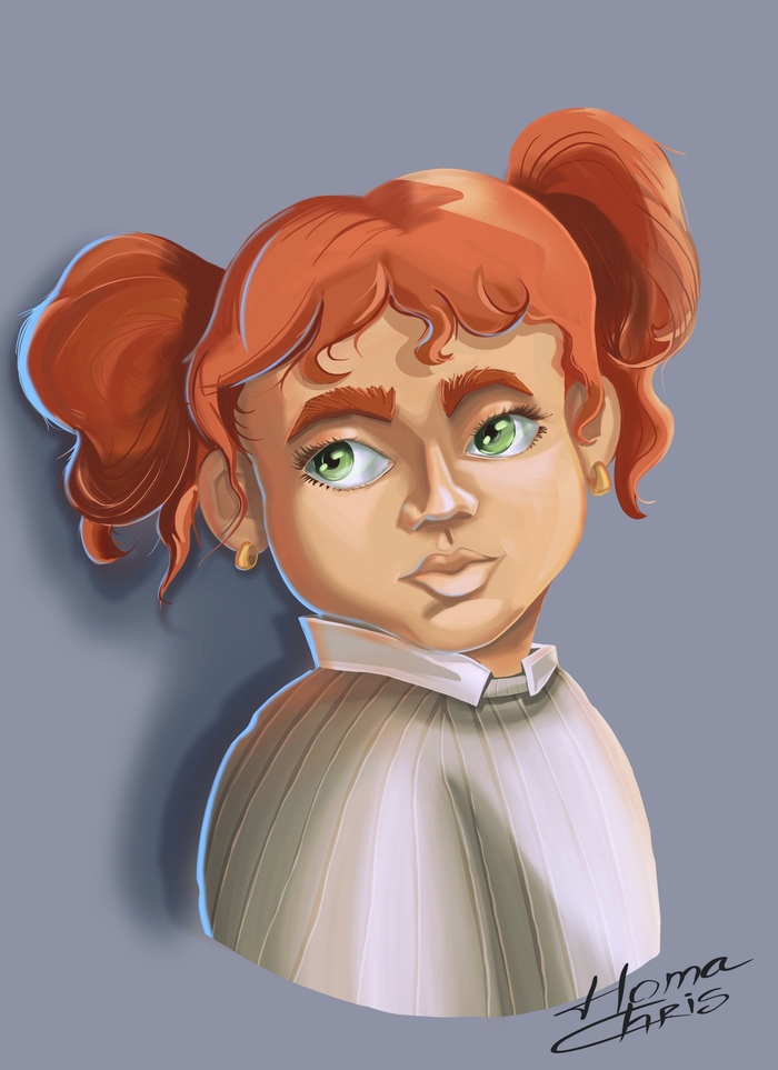 Портрет, иллюстрация