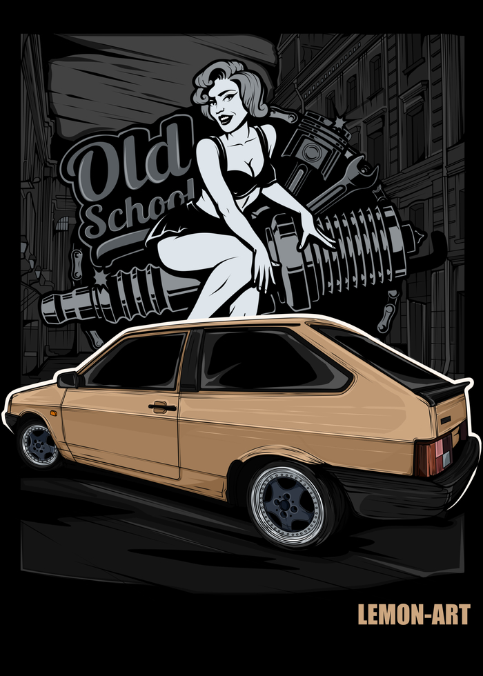 ПОСТЕР LADA 2108