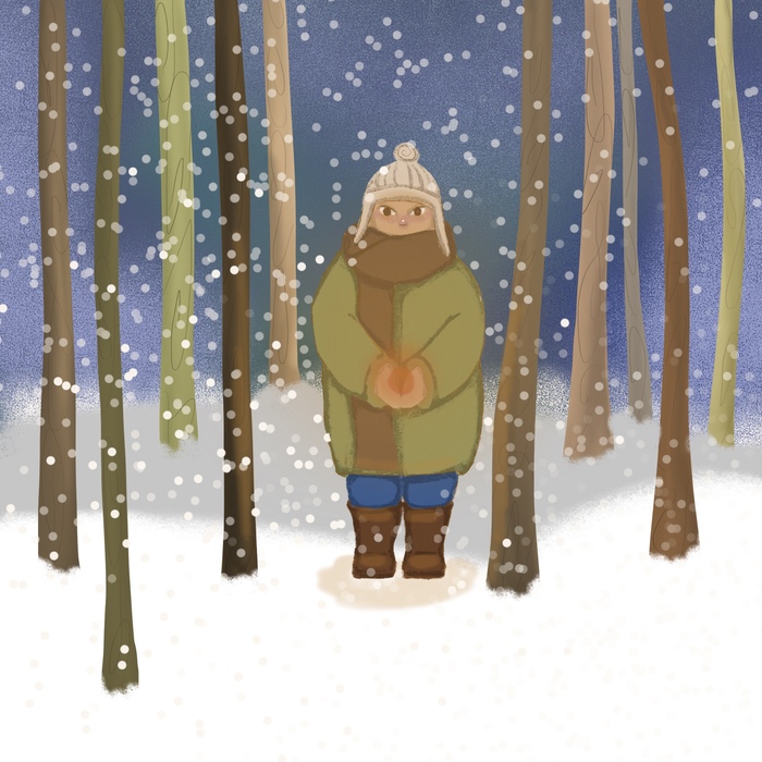 Зимняя прогулка по лесу