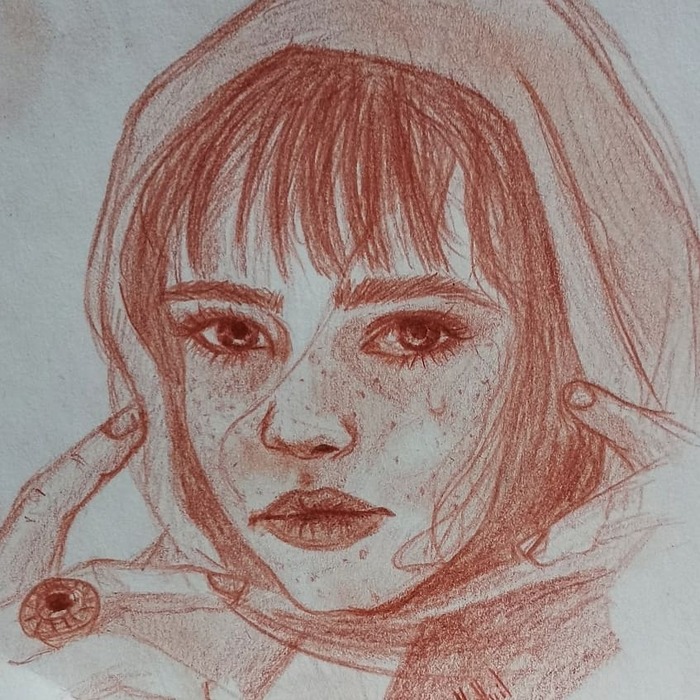 Портрет каарндашом