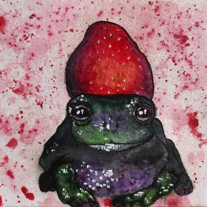 Рисунок животного в своём стиле.