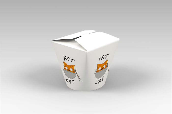 Логотип упаковки китайской еды