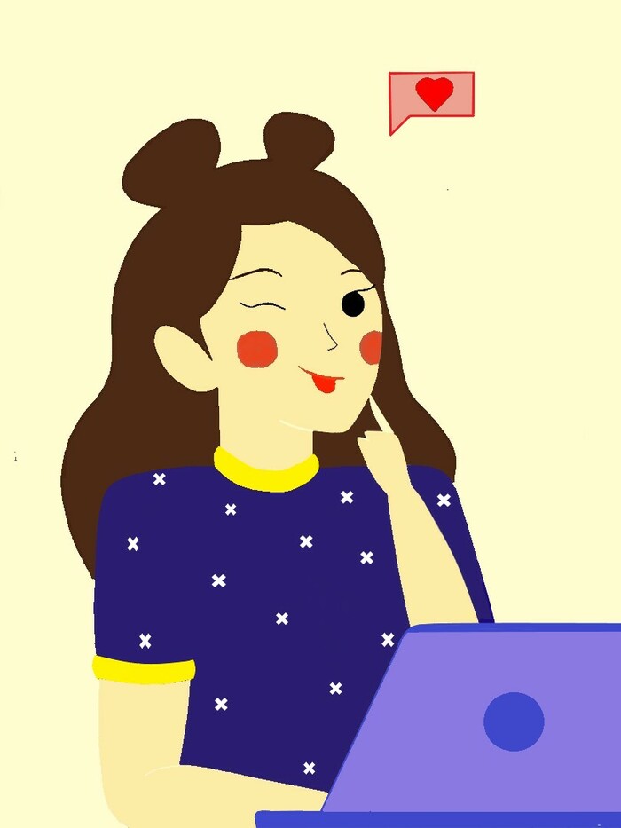 Девушка, любящая работать