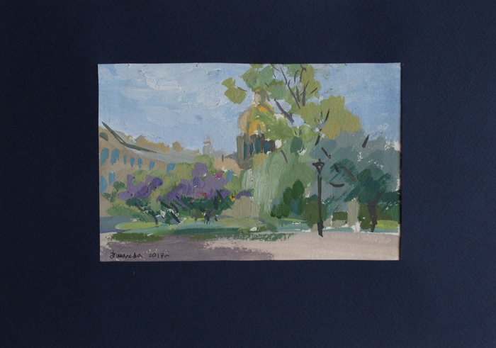 "Вид на Исаакиевский собор"