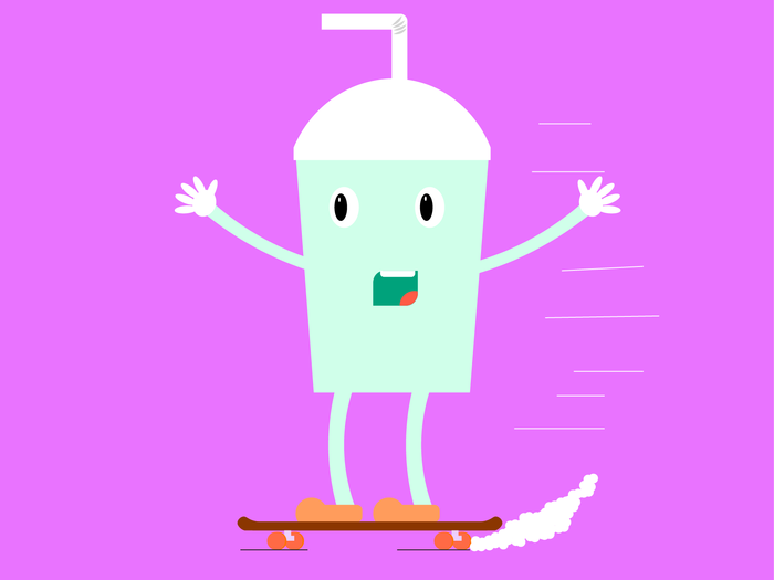 коктейль скейтбордист