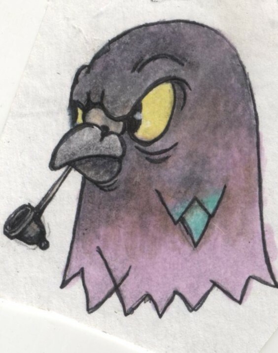 Голубь на максималке