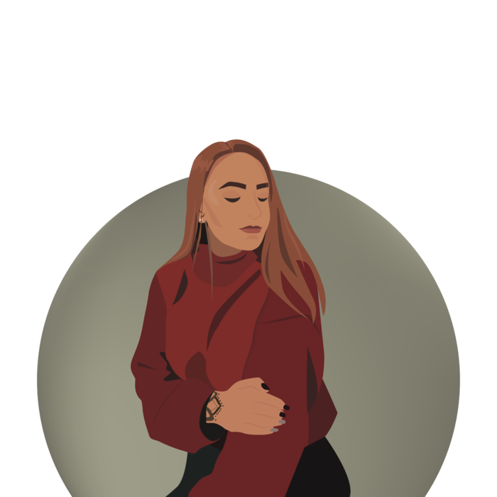 портрет девушки