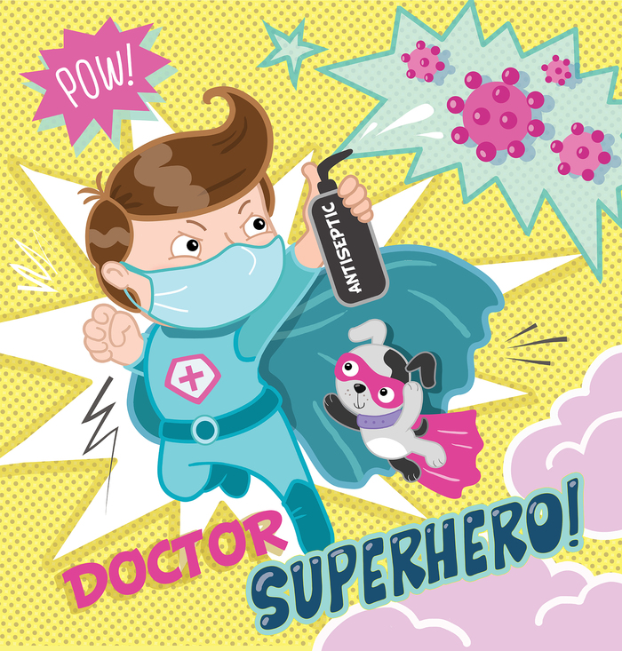 доктор-супергерой, персонаж, супергерой, ковид-19