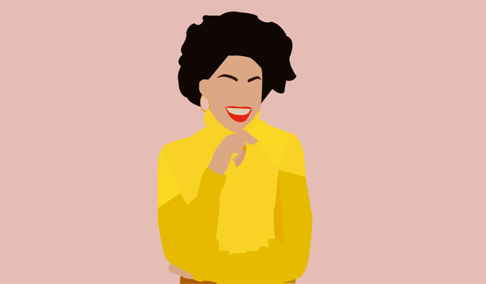 Улыбающаяся девушка