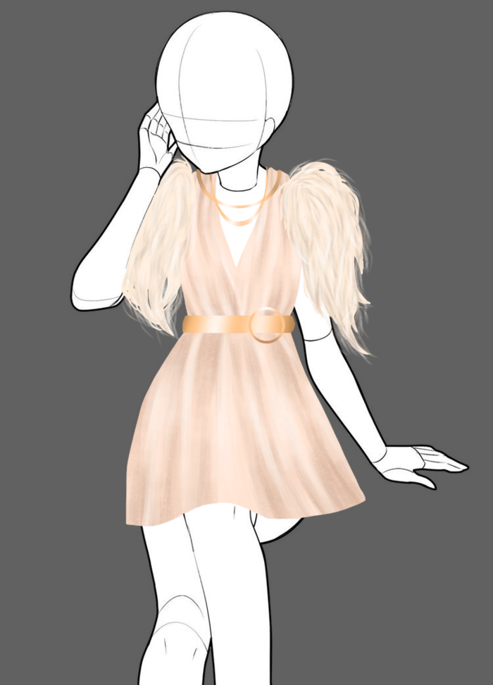 Платье-нежное.Кружевное розовое.для персонажей.С рукавами ..