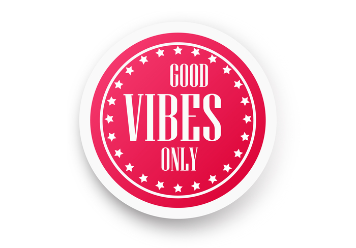 Стикер "Good Vibes Only"