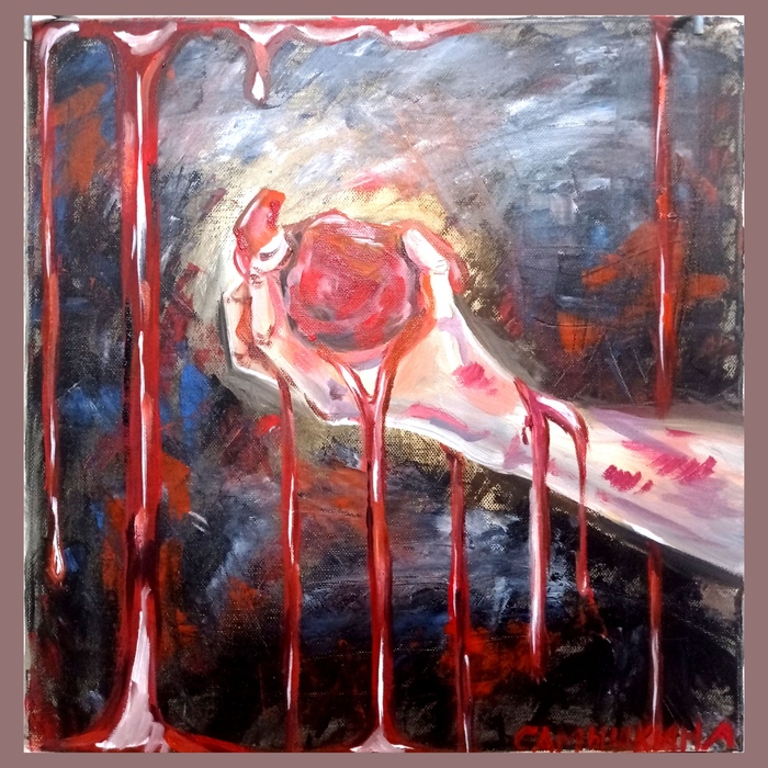 Картина маслом "душевная боль"