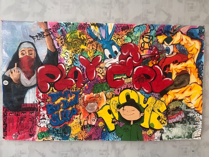 Ручная работа в стиле Граффити