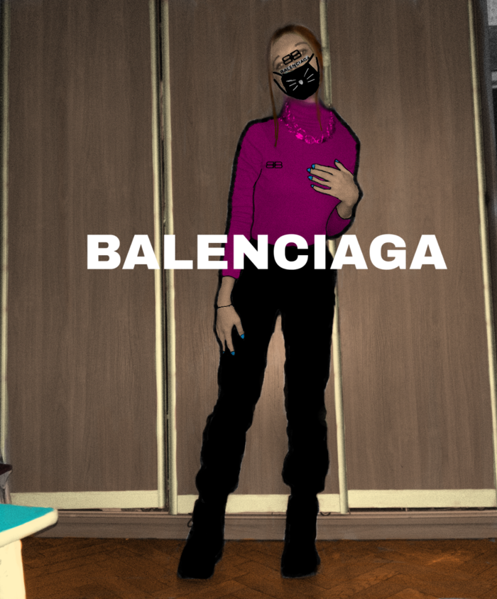Как выглядеть, как модель "Balenciaga'