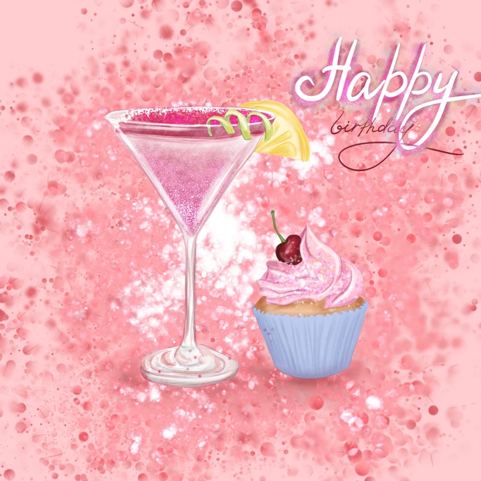 Открытка Happy Birthday