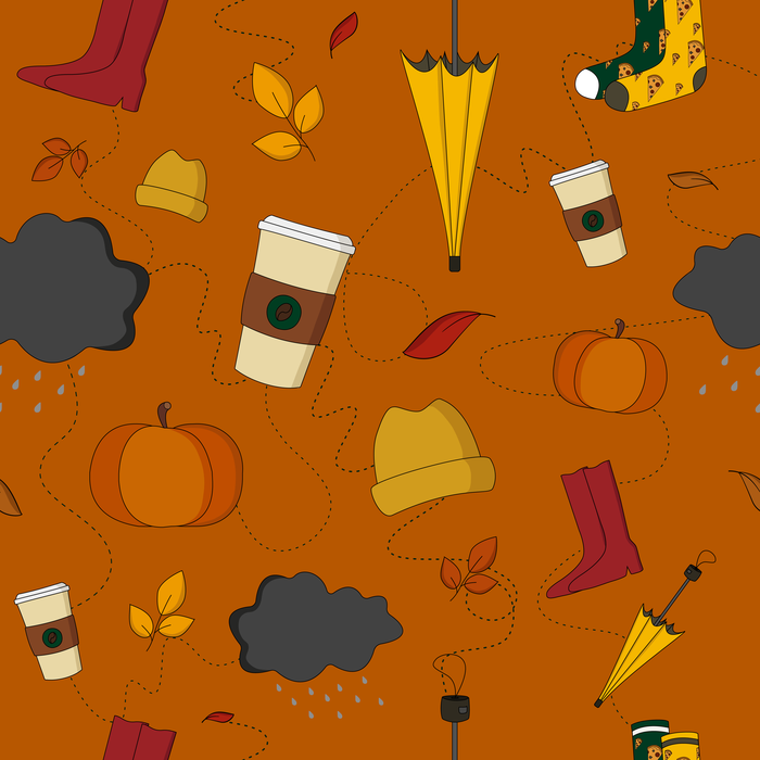 осенний паттерн