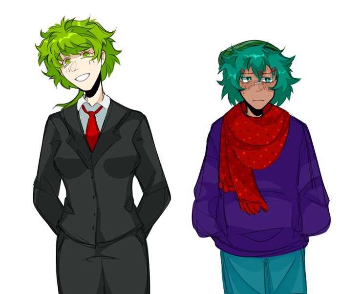 Цветной скетч