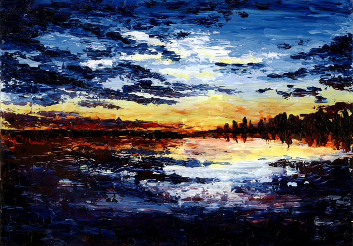 закат в Копенгагене 