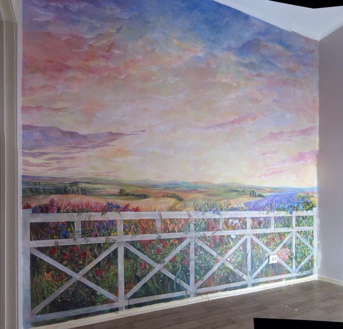 роспись стены