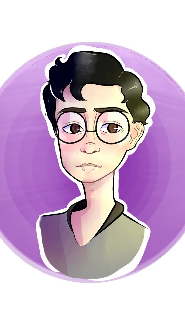 портрет в мультипликационной стилистике