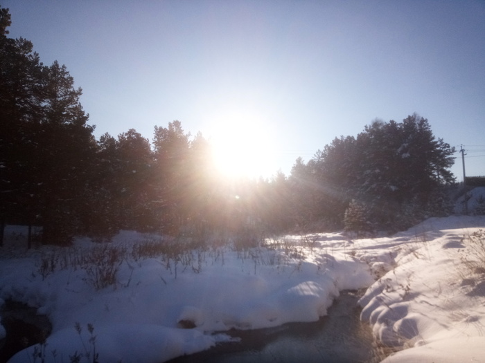 Морозный день в Реже