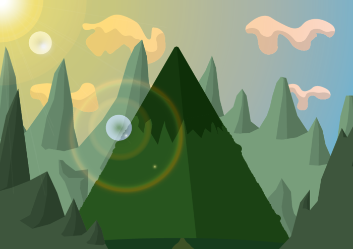 Горный пейзаж