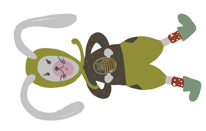 Рождественский зайчик