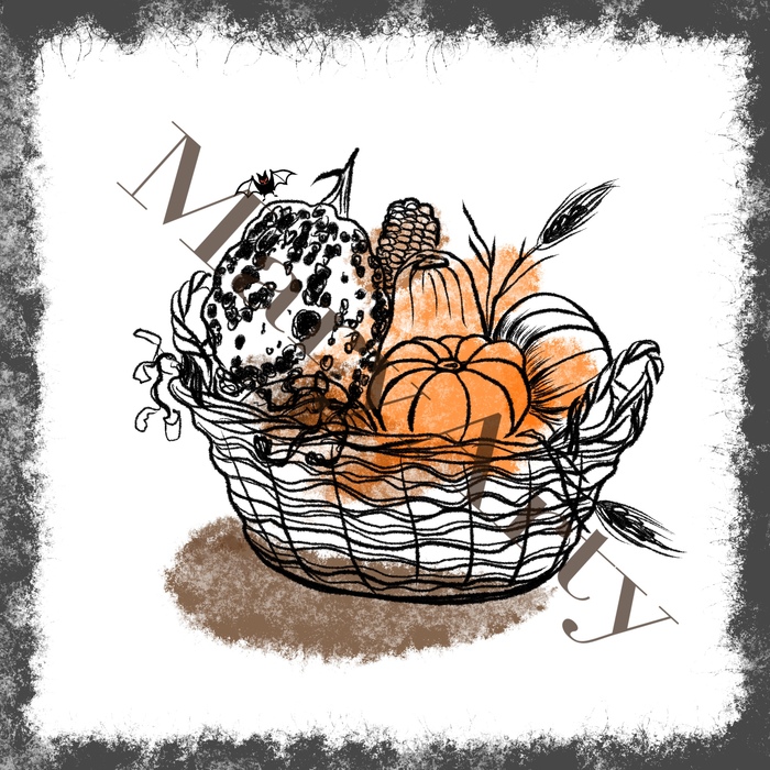 Корзинка с урожаем