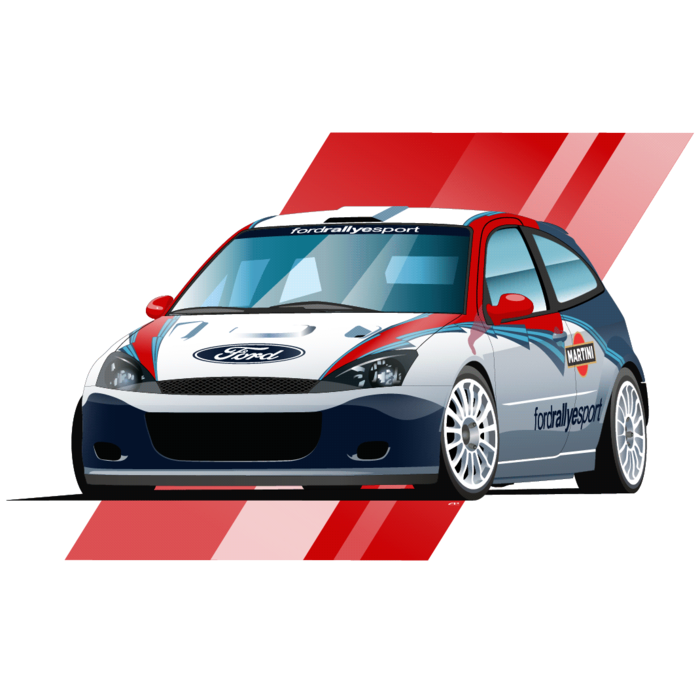 Ford Focus Rally Martini