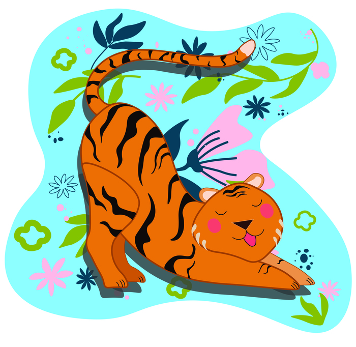 Сонный тигр