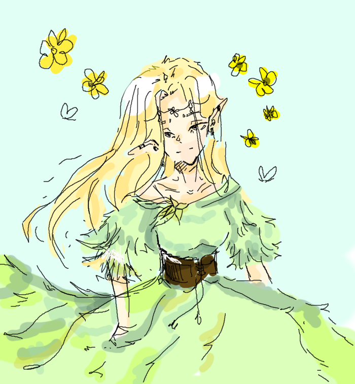 Лестная эльфийка