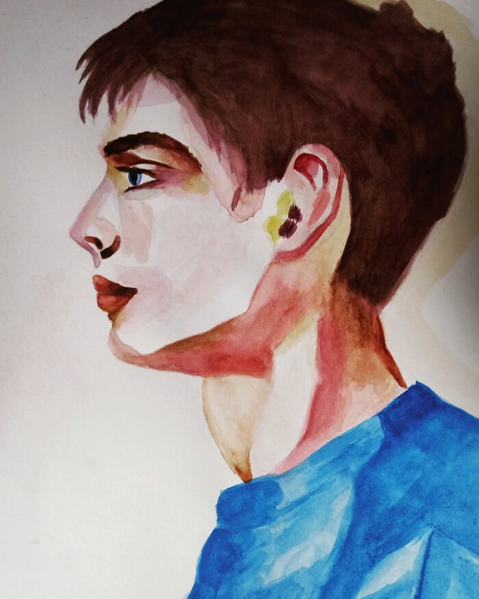 Картина акварелью 