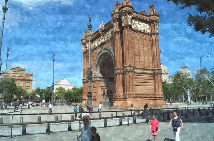 Старинные испанские ворота